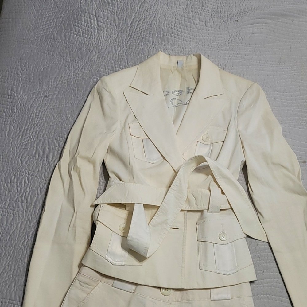 Bebe blazer and shorts